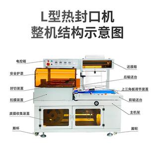 全自动热收缩膜封包机装机L型封切机边热收缩机塑封503膜套包装机