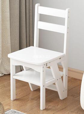 家用折叠梯凳人字实木四折步梯室多RGQ功用能可叠内两梯凳