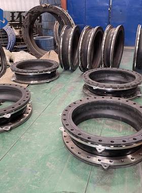 钢制限位法兰EMPD橡胶软767喉接头柔性管道避震膨胀翻节边橡胶软