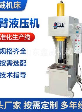 YL41-20吨30吨电子组件装配压装成型油压机伺服数控单臂液压机