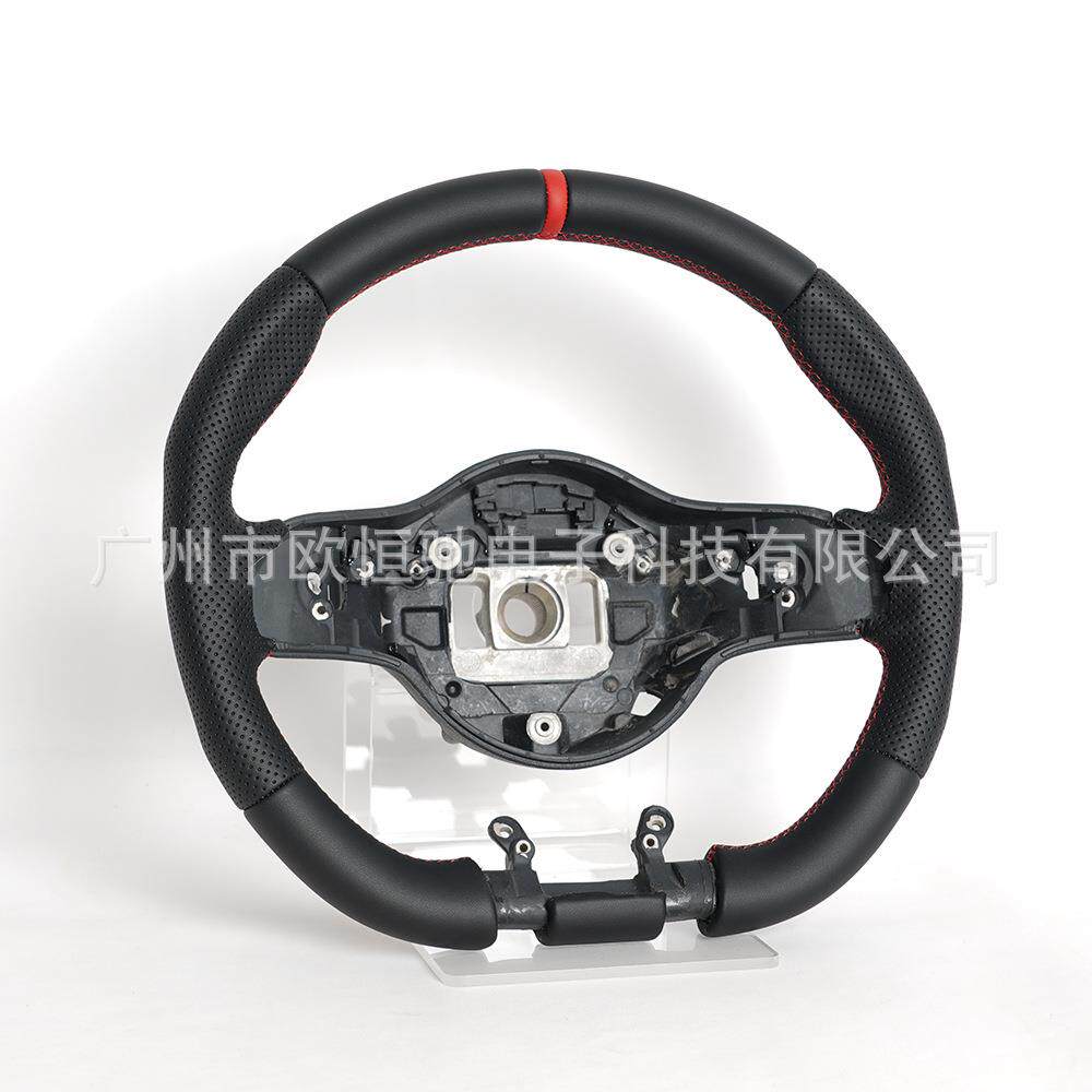 适用于奔驰 AMG E级 21-23款 全皮 红色定位线汽车方向盘总成改