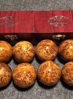 四凉17368山崖柏川制木球手摆件工艺球品文玩手把件