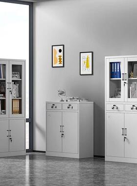 资钢制文保件柜柜办公室铁皮柜凭证档案密工具柜料办公柜ZOP子储