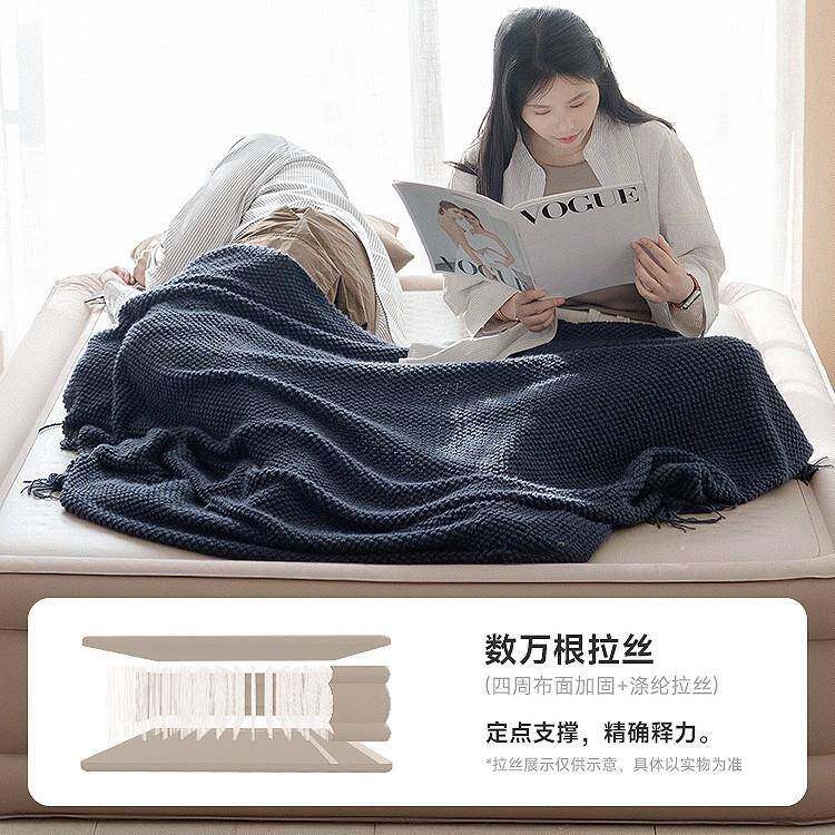 山约丝弹云床拉外丝充气床垫户营家用打地铺充TSYC01气床全露自动