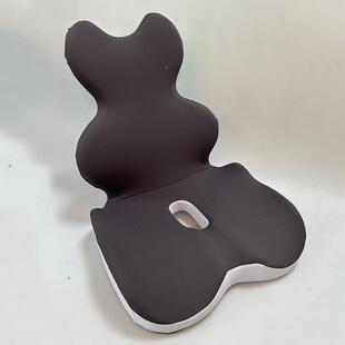 记忆棉加连体坐靠背一体加长连体靠垫垫靠室枕学生长办公椅子椅垫