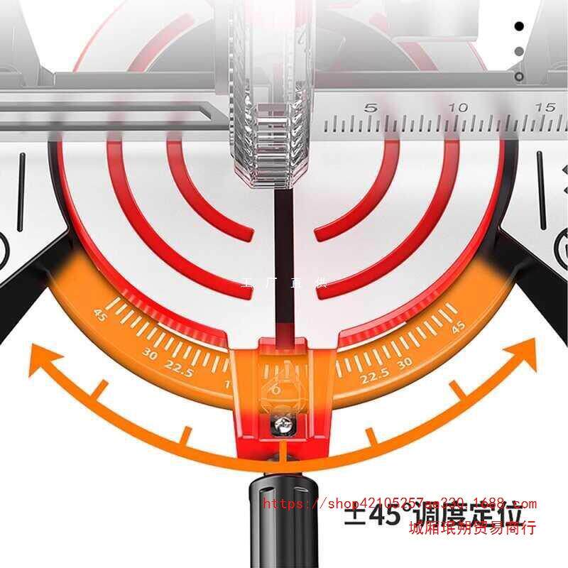 锯铝高精度多功能木机材铝材铝合5金切割机1寸025676小型45度斜切