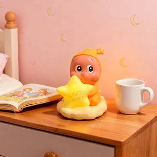 款可爱星人灯星通充电款触碰星星超经典系UIJ晚安卡拍拍列灯居家