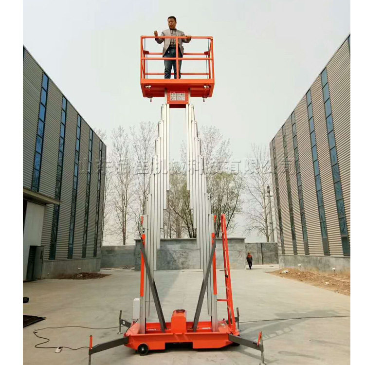 建筑工地柴油拖车式高空升降平台