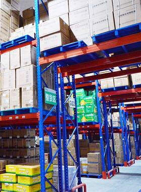 式湖南横梁货架重货架托盘货架无品牌/横梁仓型架库货角钢架仓储