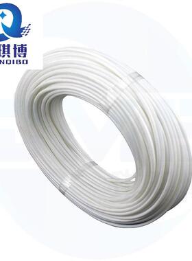 1.2KV自白色7mm/熄管白色绝缘套管硅树脂玻璃维套管纤耐高1温编织