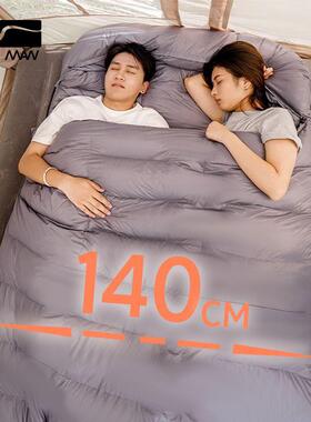 零下0度鸭绒睡4袋双人情侣成人超户外MVO露营加宽加厚防寒轻便款