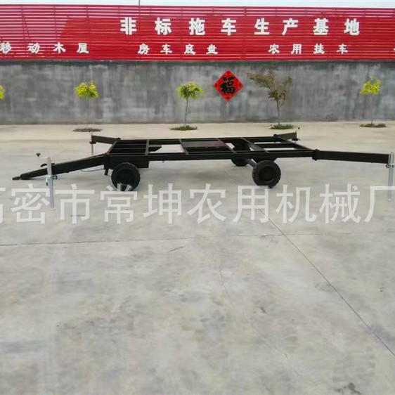 1吨加长支撑腿广告气球底盘拖车