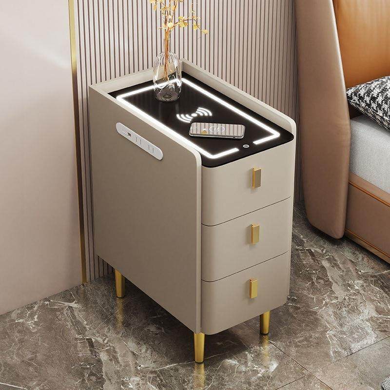 木智能床功头柜多能简约代无线充EYF电家用卧现室超窄小智能实床