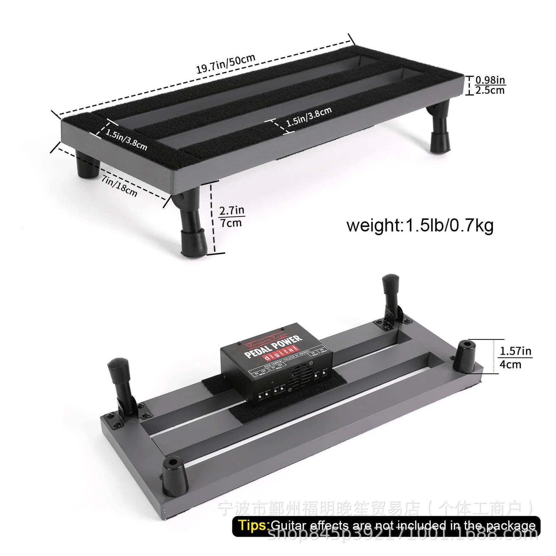 果器板子电吉他电贝司吉他电单效块超便S-02轻携效果器源轨道板架