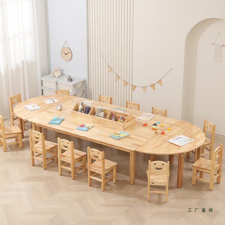 儿童早教宝宝美工桌椅套装幼儿园画室美术组合桌绘画学习手工桌椅