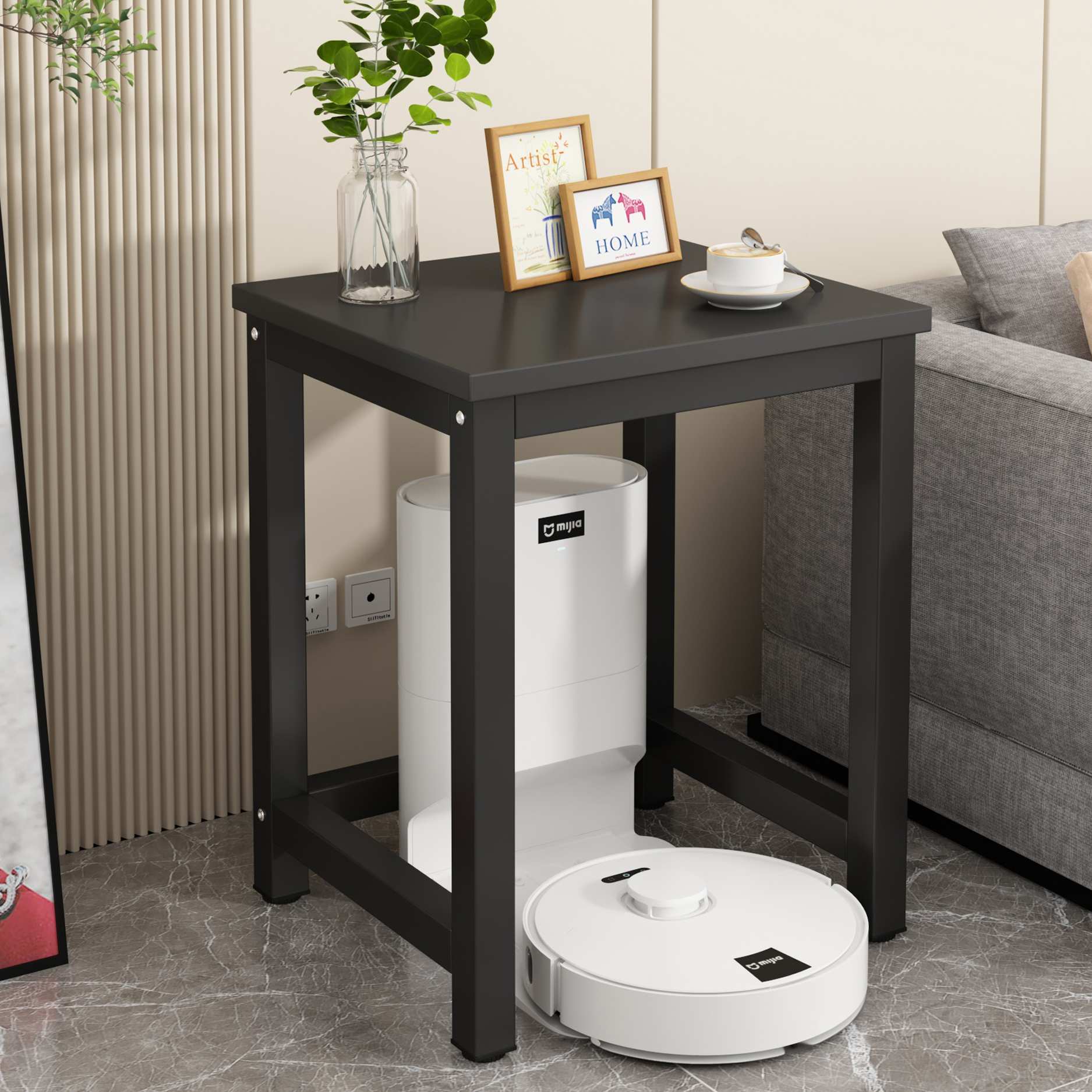 ??简易办公书桌客厅边几卧室床边置物架鱼缸承重底座托架家用小