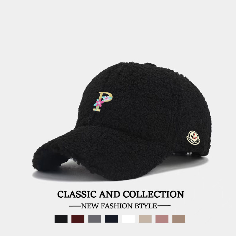 蒙口钢琴【官方直营】羊羔毛棒球帽男女同款保暖毛绒帽百搭鸭舌帽