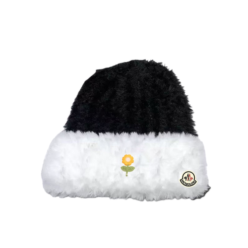 蒙口钢琴【官方直营】拼色毛绒帽男女秋冬保暖防寒时尚百搭护耳帽