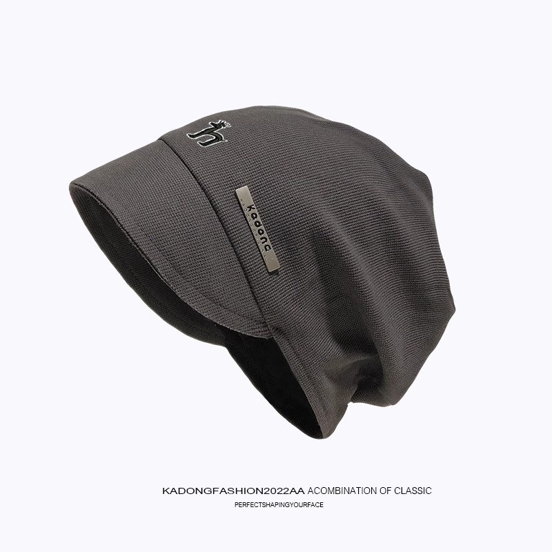 【官网正品】Horgias哈吉斯尼森显脸小黑帽子女春秋百搭毛线帽冷