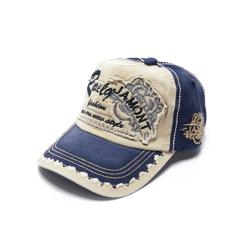 【官方直营】蒙口钢琴欧美棒球帽情侣帽水洗做旧春秋棉质贴布帽