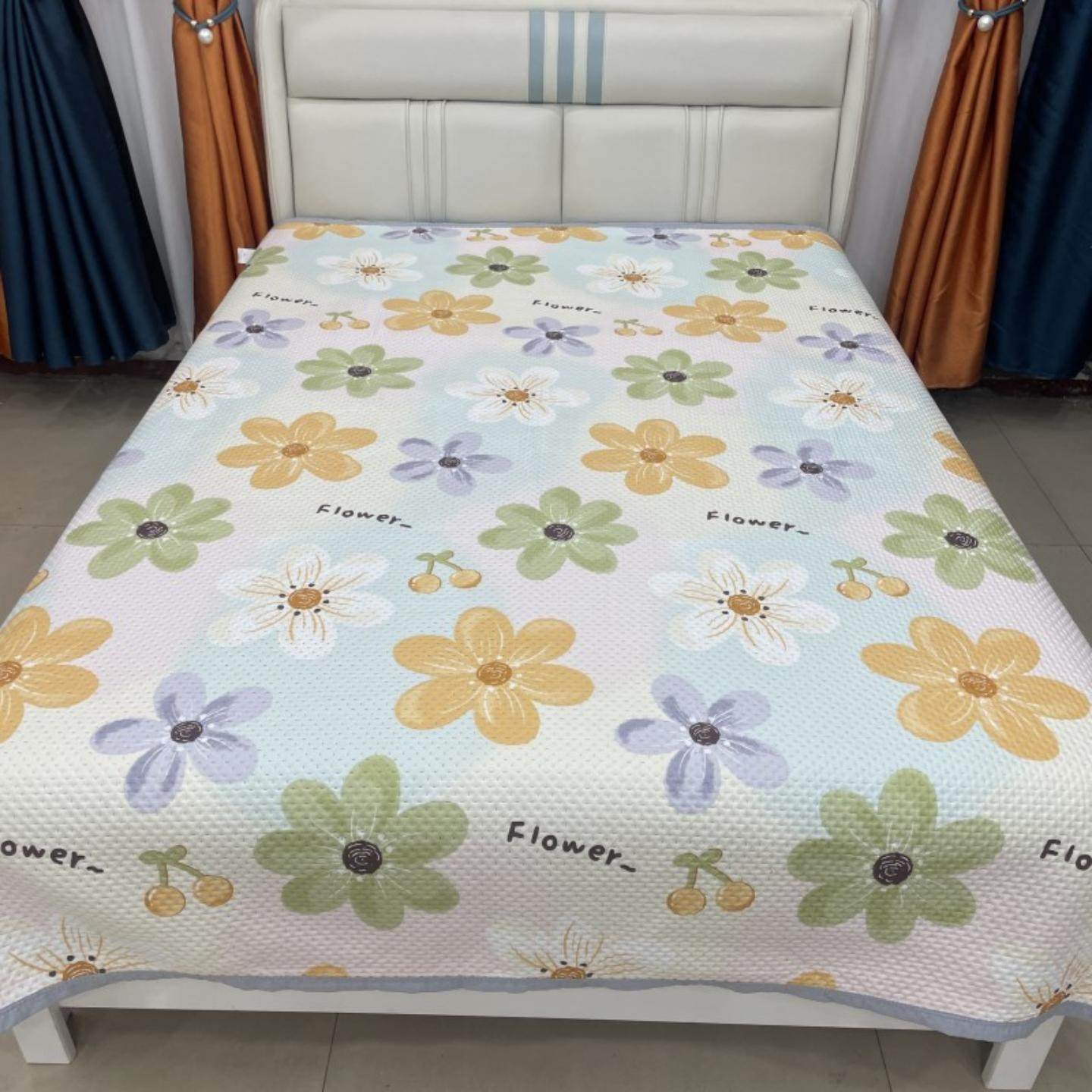 ins床盖四季床盖床单榻榻米防滑床罩双面夹棉床铺盖,床上用品,床单,淘宝优惠券,粉丝福利购,淘宝优惠卷