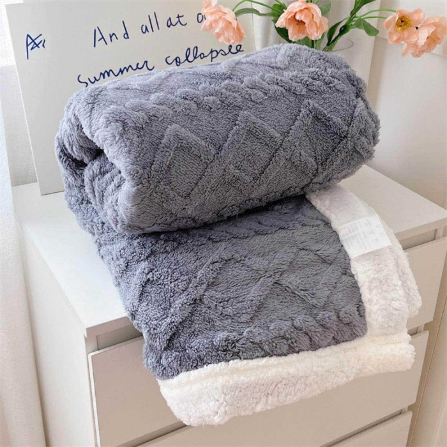 加厚塔芙绒双层毛毯羊羔绒沙发办公室午睡毯子盖毯床单空调,床上用品,休闲毯/毛毯/绒毯,淘宝优惠券,粉丝福利购,淘宝优惠卷