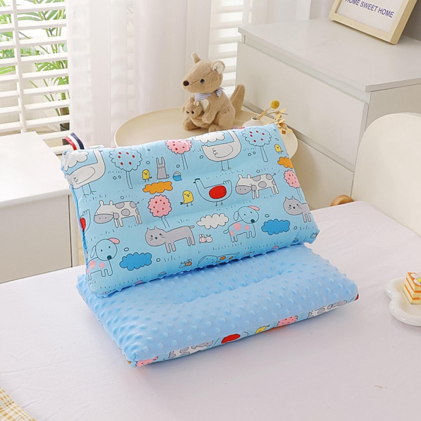 全棉卡通幼儿园儿童枕芯安抚