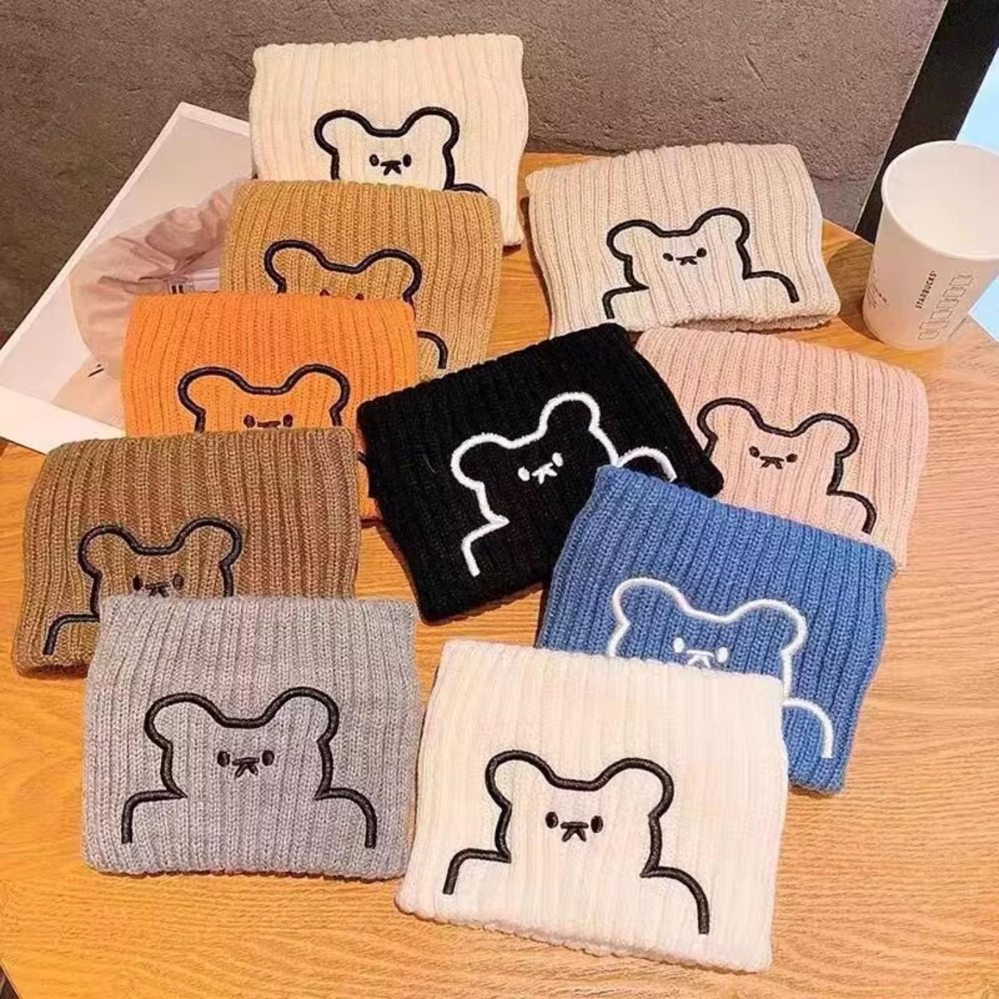 帽子秋冬季2023发带女款毛线冷帽