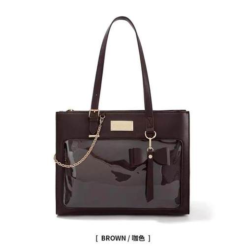 新款日系蝴蝶结痛包大容量单肩