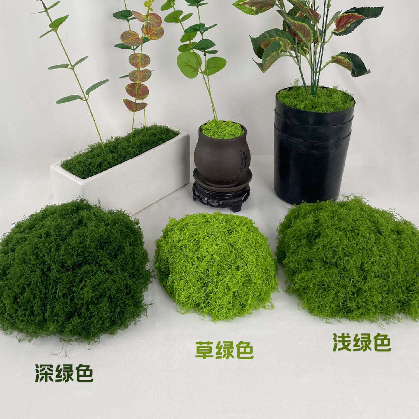 仿真苔藓造景假青苔丝毛线草皮