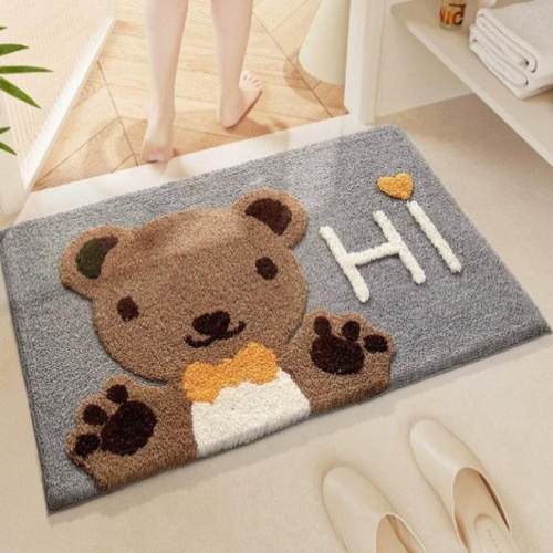 轻奢高级浴室地垫家用卫生间吸水