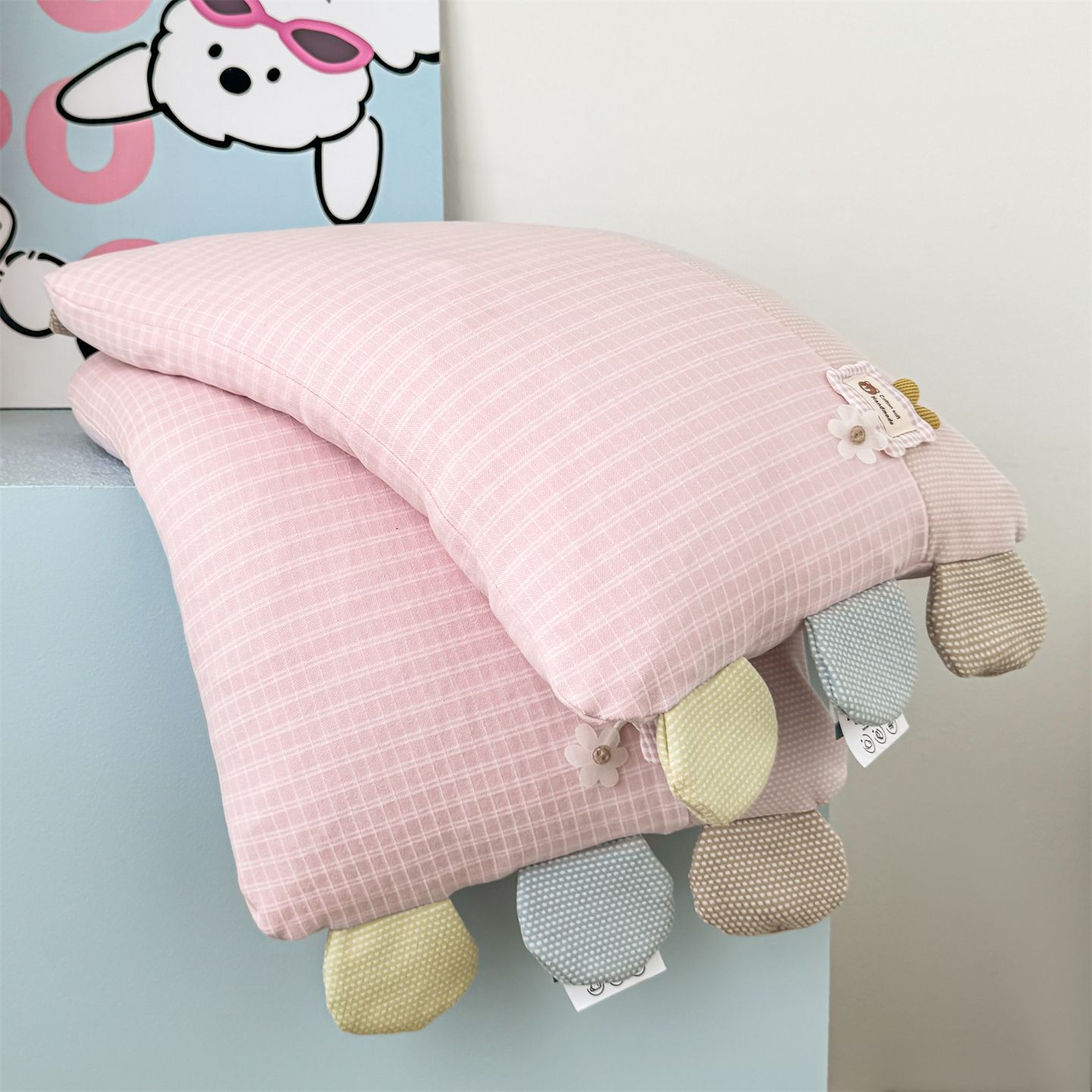 新款儿童护颈枕婴幼儿暖绒礼物熊