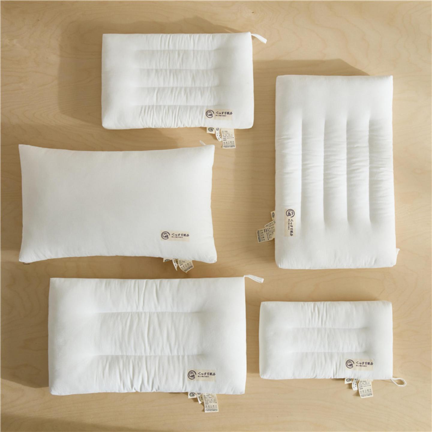 特价A类全棉水洗棉亲子枕芯中低枕头儿童30*50cm学生40*60护颈枕