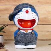 高档创意大超号叮当猫成人儿童存钱礼罐不怕蓝胖子储蓄罐桌面摔摆