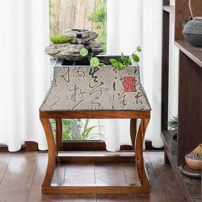 创意流喷泉水环水落地摆件中式客玄关书房办公HEO室阳台装循饰景