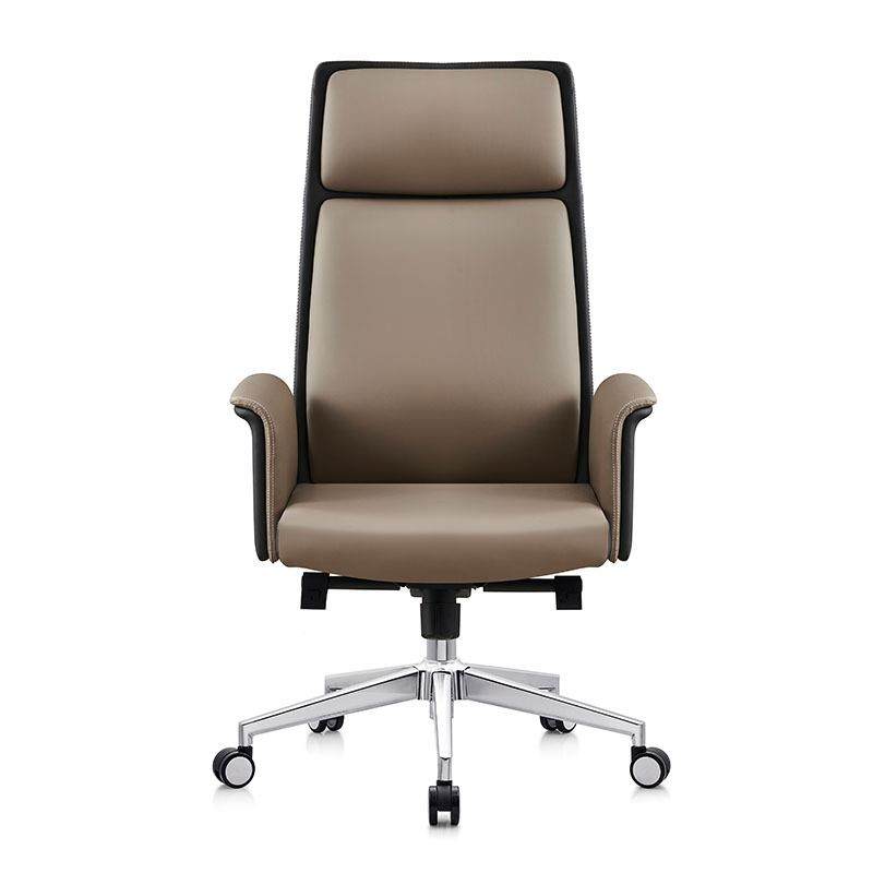 公舒适A128班椅简久坐电脑椅老板椅西办皮座椅椅约家用办公室大班