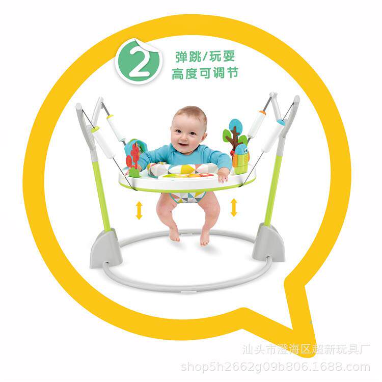 婴儿多能功音乐琴跳跳椅学步可折叠6999跳椅宝宝炼脚锻跳力跳椅