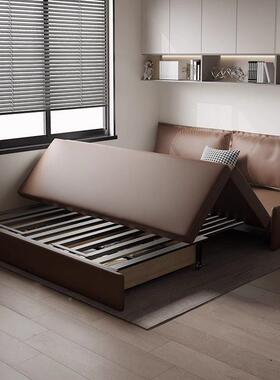 用小户奶型CVI沙发床两折叠油风客厅多功能猫爪布书房人20单25年