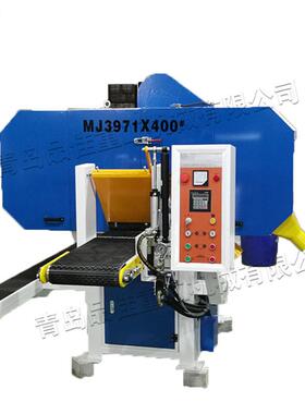 卧式锯木动开薄片机小型带往pj-djj-1复式方开料机自合金锯条开料