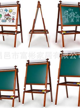 七降巧板儿童板黑板支架54144式可升耐双面画脏家用画架
