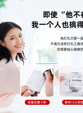 隐绳形晾衣被室内晾免打孔伸缩衣家用阳台防风防滑晒F76ST655子凉
