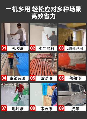 高压无气喷KBB涂机乳漆大功型率彩钢瓦胶油漆涂料小电动喷漆机器