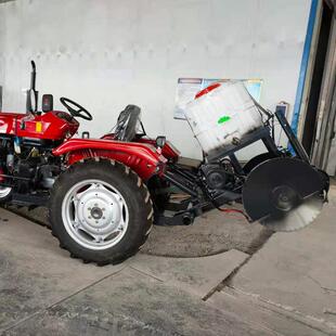 悬挂开式路MXA牙马子槽机自来水管道挖槽机工拖拉机带切缝机路面