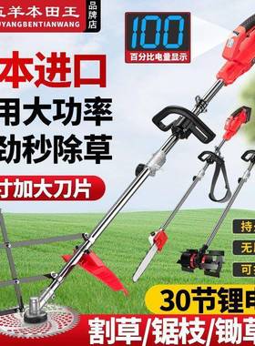 口动割充草机电式草进坪机小型家用除草机FHG多功电能打草机其他
