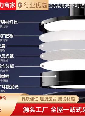 中山工厂餐厅22292吊灯2岛台025新款意式轻奢餐桌灯具现简代约玻