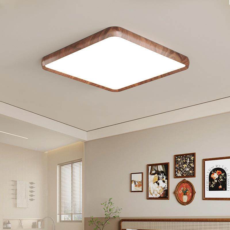 中古风超薄眼卧室胡灯桃顶木纹普瑞全光谱中山灯具151高亮护客厅,家装灯饰光源,客厅吸顶灯,淘宝优惠券,粉丝福利购,淘宝优惠卷