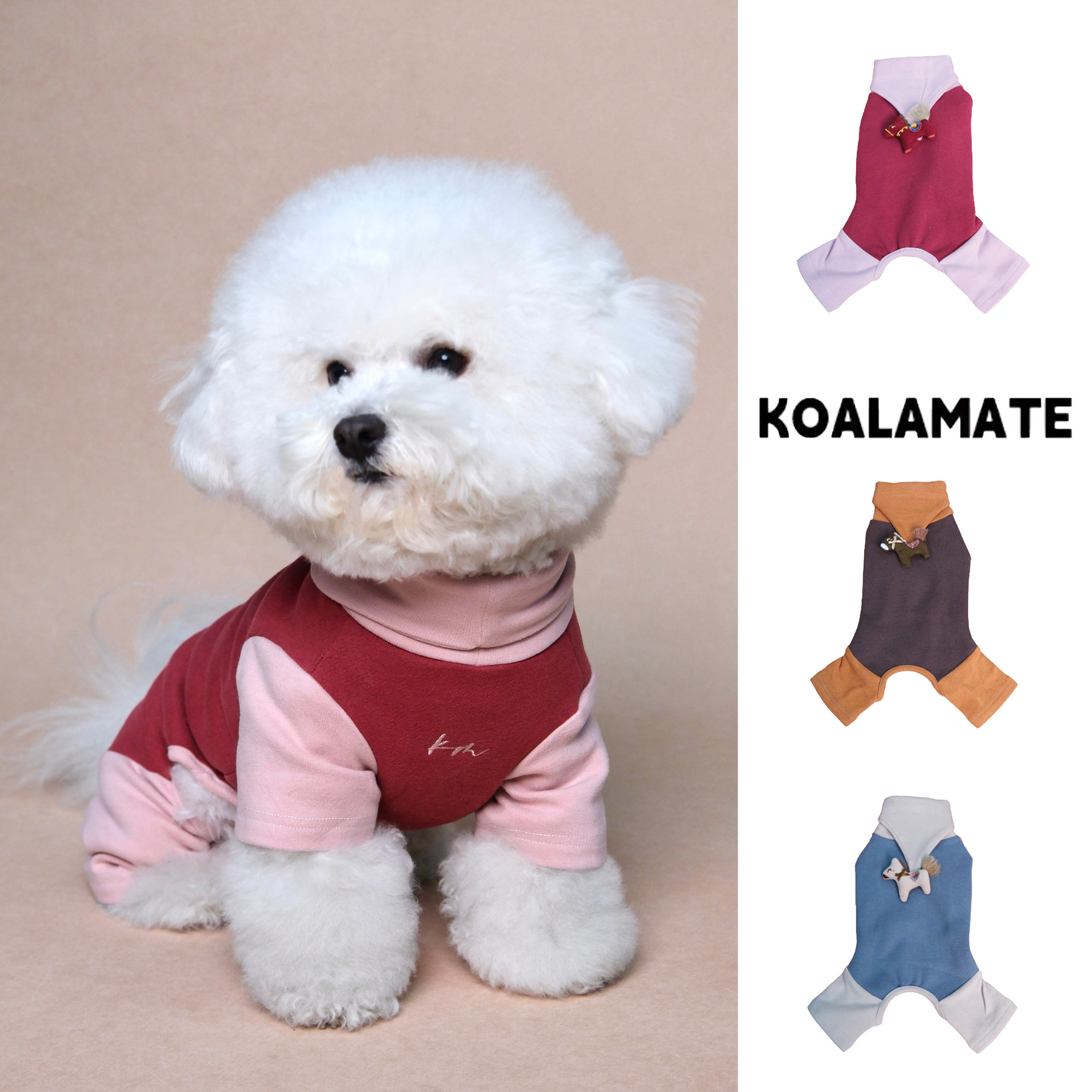 koalamate考拉伙伴狗狗衣服狗狗冬季保暖衣小狗过年服小马四脚衣