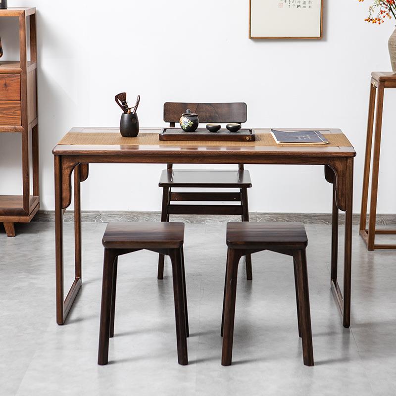 实木书国桌中式书法桌简书652房毛笔书桌画案办约桌写字台公学桌