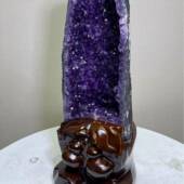 巴洞西SN202508紫水晶洞摆天然件紫晶水晶洞原石办室客厅玄关吧公