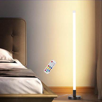 地式LED氛围灯管创意礼摄管影补光灯房婚间客厅装饰遥控YZ-LD8落